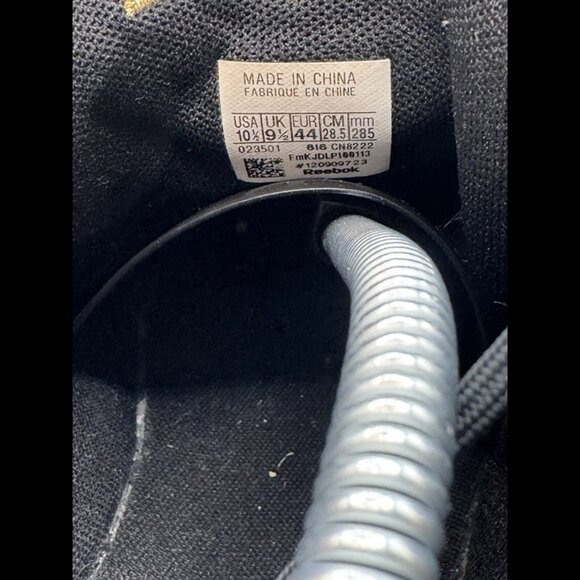 RARE 🚀 Size 10.5 - Reebok Shoes - 2018 Iverson‎ Legacy Mens - Black White Red - Picture 9 of 11